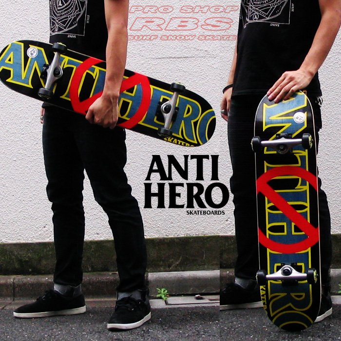 ANTIHERO スケートボード コンプリートセット DOUBLE NEGATIVE 7.38/7.5/7.75/8.0 【日本正規品】