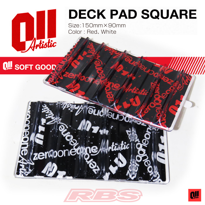 011 Artistic デッキパッド DECK PAD SQUARE RED/WHITE 【20-21 日本正規品】