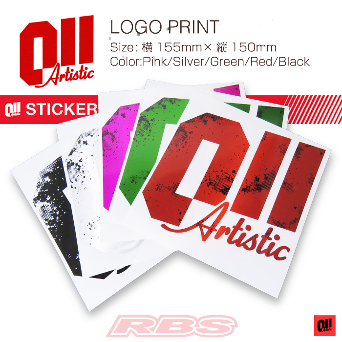 011 Artistic ステッカー LOGO PRINT ロゴ プリント【日本正規品】