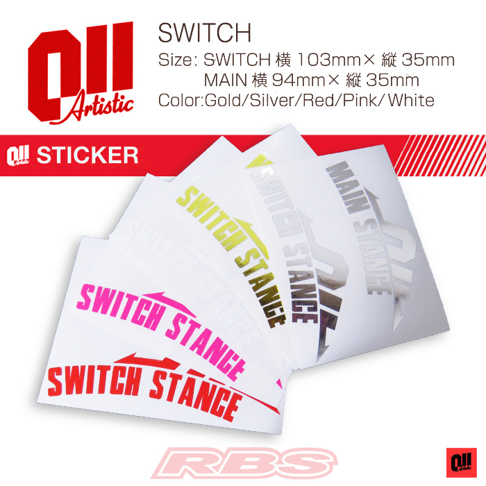 011 Artistic ステッカー SWITCH スイッチ【日本正規品】