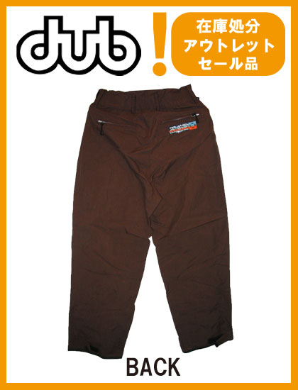 DUB  ダブ パンツ BROWN 【日本正規品】