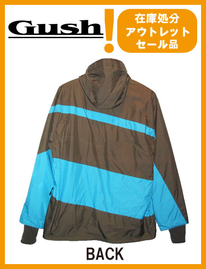 GUSH ガッシュ ジャケット KHAKI×BLUE【日本正規品】