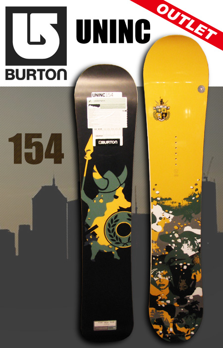 BURTON スノーボード UNINC 154【日本正規品】
