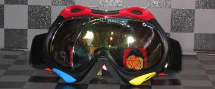 DICE ゴーグル TRUMP トランプ  MATT BLACK PASTLE YELLOW MIRROR LIGHT BROWN BASE 【日本正規品】