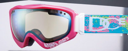 DICE ゴーグル JACKPOT ジャックポッド  PINK-WHITE PASTLE YELLOW MIRROR LIGHT BROWN BASE 【日本正規品】