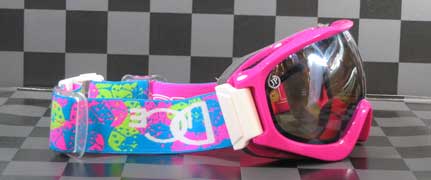 DICE ゴーグル JACKPOT ジャックポッド  PINK-WHITE PASTLE YELLOW MIRROR LIGHT BROWN BASE 【日本正規品】