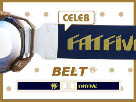 FATFIVE ゴーグル CELEB セレブ NATURAL COLOR BROWN MIRROR PINK BASE【日本正規品】