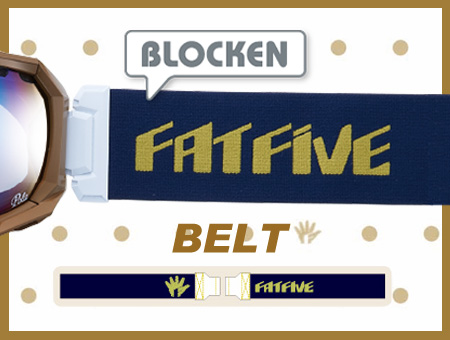 FATFIVE ゴーグル BLOCKEN ブロッケン NATURAL COLOR BLUE MIRROR CLEAR BASE【日本正規品】