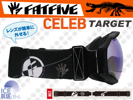 FATFIVE ゴーグル CELEB セレブ TARGET BLUE MIRROR ICE BLUE【日本正規品】