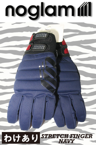 NOGLAM グローブ STRETCH FINGER  カラー NAVY【日本正規品】