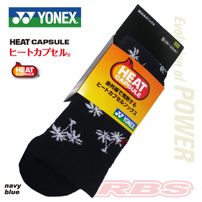 YONEX ヒートカプセル ソックス NAVY BLUE ネイビーブルー【日本正規品】