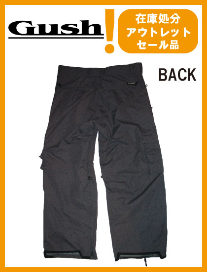 GUSH  ガッシュ GROUND PANTS パンツ GRAY 【日本正規品】【アウトレット商品】