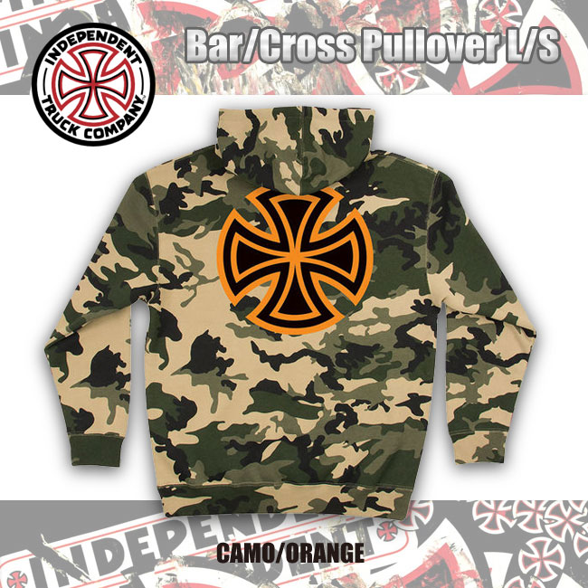 INDEPENDENT  パーカー BAR/CROSS プルオーバー 【日本正規品】