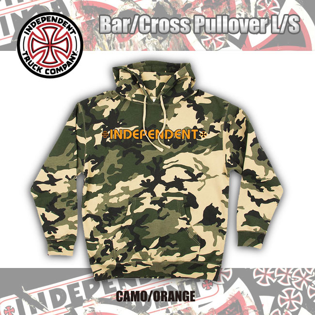 INDEPENDENT  パーカー BAR/CROSS プルオーバー 【日本正規品】