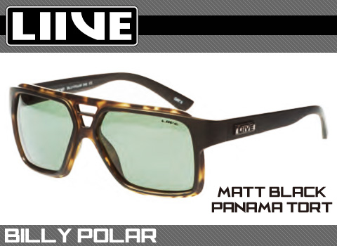 LIIVE サングラス BILLY-POLA/MATT BLACK PANAMA TORT【日本正規品】