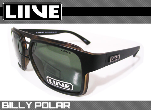 LIIVE サングラス BILLY-POLA/MATT BLACK PANAMA TORT【日本正規品】
