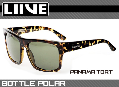 LIIVE サングラス BOTTLE-POLA/PANAMA TORT【日本正規品】