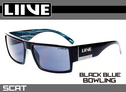 LIIVE サングラス SCAT/BLACK BLUE BOWLING【日本正規品】