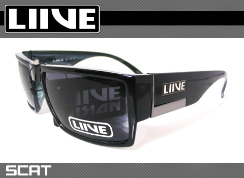 LIIVE サングラス SCAT/BLACK BLUE BOWLING【日本正規品】