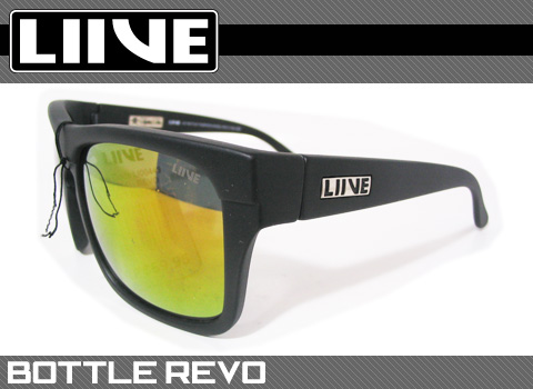 LIIVE サングラス BOTTLE-REVO/MATT BLACK【日本正規品】
