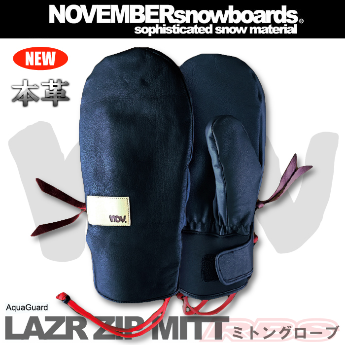 NOVEMBER GLOVES グローブ SUPER LAZR ZIP MITT レザージップミット 【日本正規品】