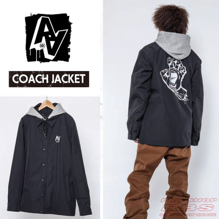 17-18 AA HARDWEAR コーチジャケット COACH JACKET /HAND BLACK【日本正規品】