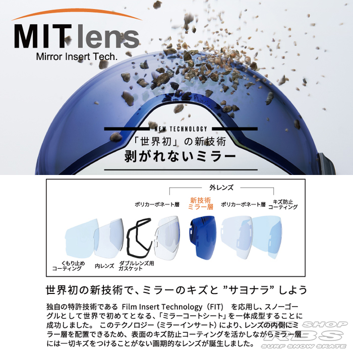 17-18 DICE ゴーグル HIGH ROLLER MATTE BLACK MITブルーミラー/偏光グレイ【日本正規品】【即納】