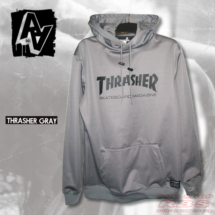 17-18 AA HARD WEAR  THRASHER パーカー BONDED PULLOVER  カラー THRASHER  GRAY【日本正規品】