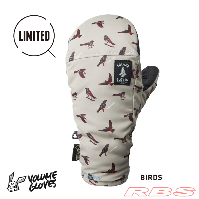 16-17 モデル VOLUME GLOVES PERFORMANCE MITT LTD LINE BIRDS インナー無し GORE-TEX ゴアテックス 【スノーボード グローブ 2017 ボリュームグローブ パフォーマンスミット 】【日本正規品】