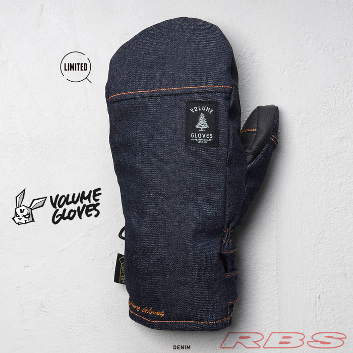 16-17 モデル VOLUME GLOVES PERFORMANCE MITT LTD LINE DENIM インナーあり GORE-TEX ゴアテックス 【スノーボード グローブ 2017 ボリュームグローブ パフォーマンスミット 】【日本正規品】