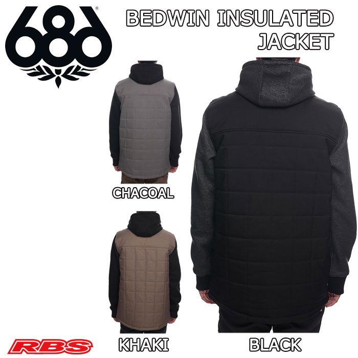 686 BEDWIN INSULATED JACKET  【スノーボード ウェア 18-19】 【日本正規品 送料無料】
