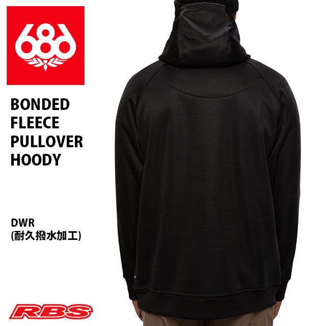 686 パーカー BONDED FLEECE PULLOVER HOODY カラー ブラック 【スノーボード ウェア 21-22】【日本正規品】