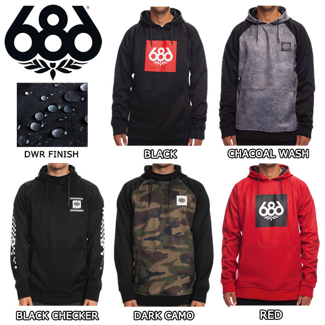 686 パーカー KNOCKOUT BONDED FLEECE PULLOVER HOODY 【スノーボード ウェア 19-20】【日本正規品】