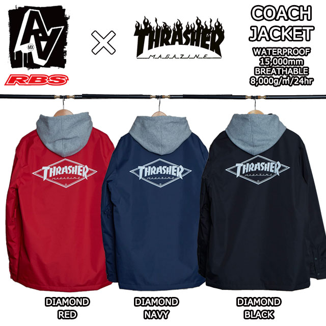 AA HARD WEAR 20-21 COACH JACKET コーチジャケット THRASHER 日本正規品