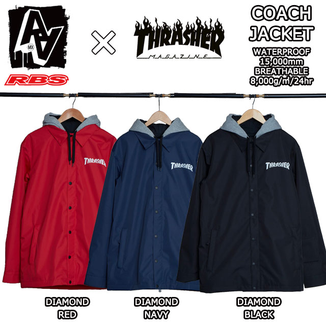 AA HARD WEAR 20-21 COACH JACKET コーチジャケット THRASHER 日本正規品