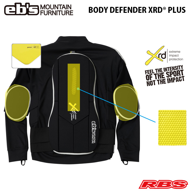 eb's BODY DEFENDER XRD® PLUS エビス ボディディフェンダー XRD プラス スノーボード プロテクター  21-22 日本正規品