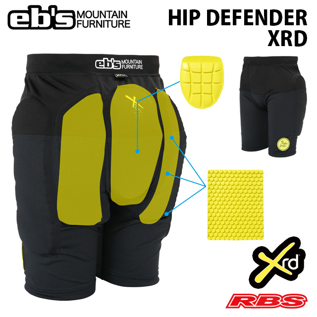 eb's HIP DEFENDER XRD エビス ヒップディフェンダー XRD スノーボード プロテクター 23-24 日本正規品