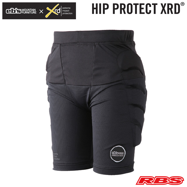eb's HIP PROTECT XRD® エビス ヒップ プロテクト ポロン BLACK 【スノーボード プロテクター ケツパッド ヒップパッド 21-22 送料無料 日本正規品