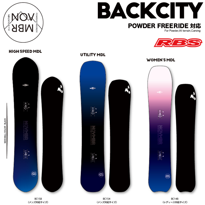 NOVEMBER 19-20 BACKCITY スノーボード 日本正規品