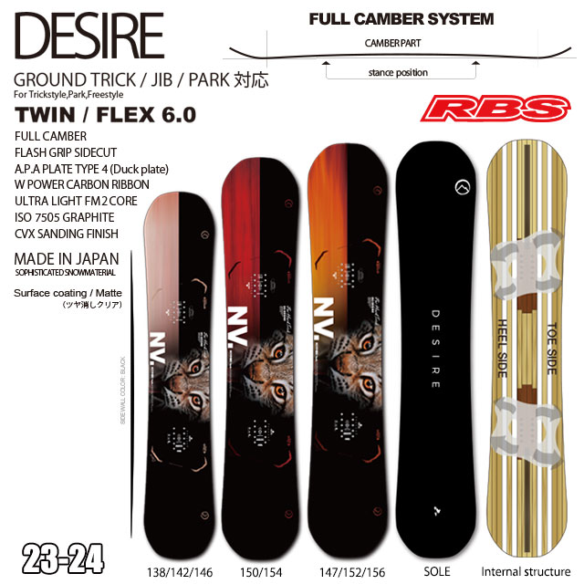 NOVEMBER 23-24 DESIRE デザイア スノーボード 日本正規品