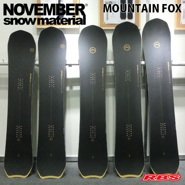 NOVEMBER 24-25 MOUNTAINFOX スノーボード 日本正規品