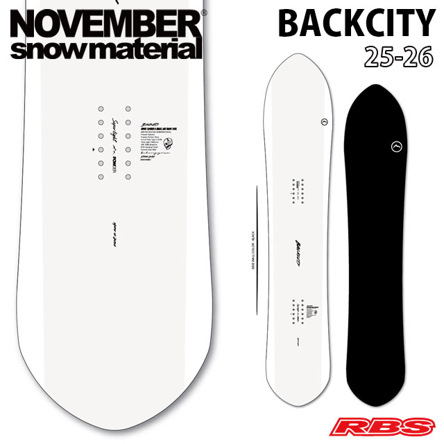 NOVEMBER 25-26 BACKCITY スノーボード 日本正規品 予約商品