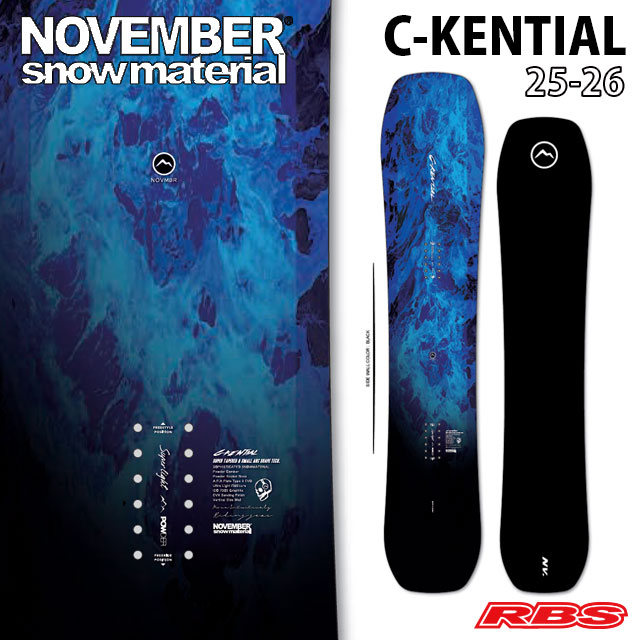 NOVEMBER25-26 C-KENTIAL 156 スノーボード 日本正規品 予約商品