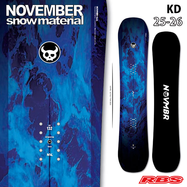 NOVEMBER 25-26 KD スノーボード 日本正規品 予約商品