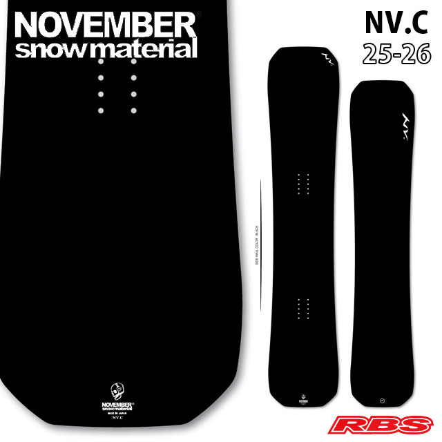 NOVEMBER 25-26 NVC スノーボード 日本正規品 予約商品