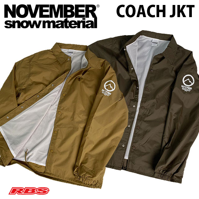 NOVEMBER COACH JACKET コーチジャケット 22-23 日本正規品