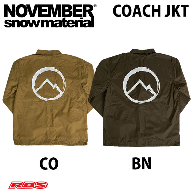 NOVEMBER COACH JACKET コーチジャケット 22-23 日本正規品