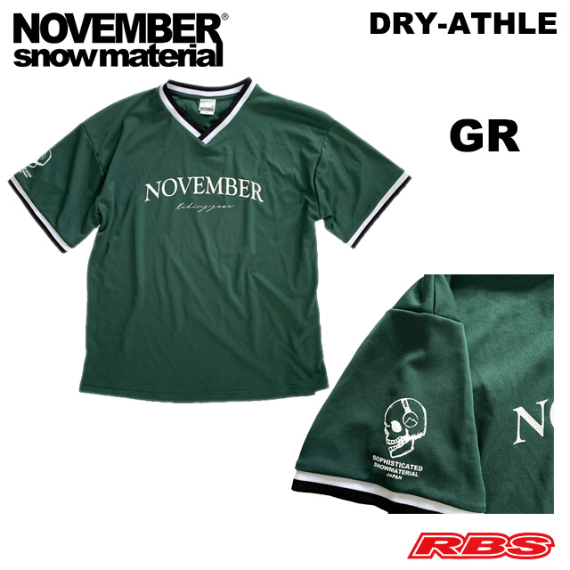 NOVEMBER 25-26 DRY-ATHLE BK BL GR 日本正規品
