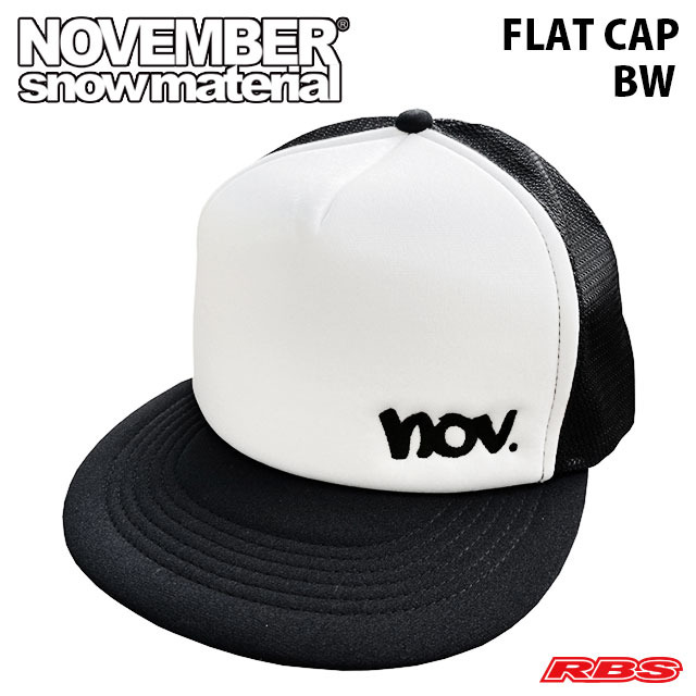 NOVEMBER FLAT CAP BW 日本正規品
