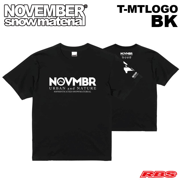 NOVEMBER Tシャツ T-MTLOGO【ノーベンバー 21-22 スノーボード】【日本正規品】